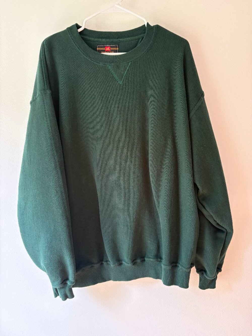 Vintage 90s Members Mark Russell Athletic Crewneck Sweatshirt Green 2XL